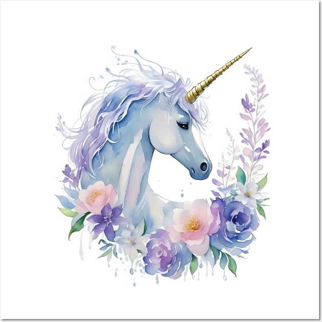 Beautiful unicorn Wall Art by MiracleROLart